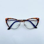 FEMALE PRINT METAL EYEGLASSES