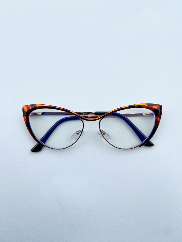 FEMALE PRINT METAL EYEGLASSES