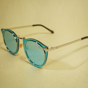 Blue Mirror Lens Sunglasses