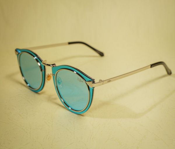 Blue Mirror Lens Sunglasses