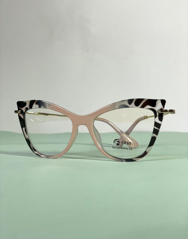 Nude color ladies eyeglasses