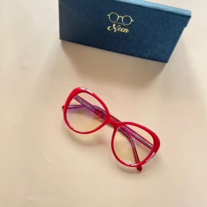 Red Hot Oval Eyeglasses