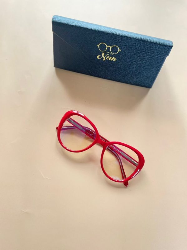 Red Hot Oval Eyeglasses