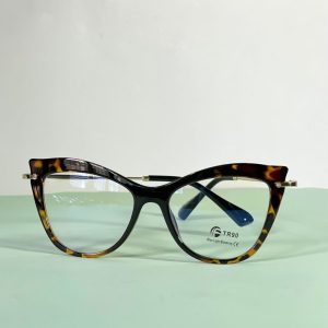 Brown Print Stylish Glasses