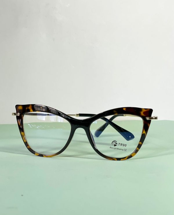 Brown Print Stylish Glasses