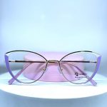 Purple female eyeglasses