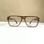 Men brown prescription glasses