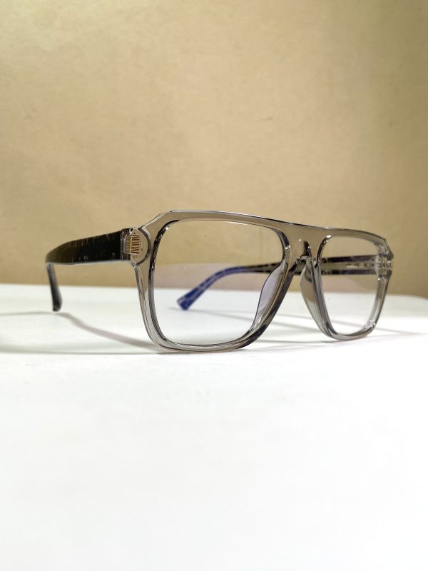 Grey Masculine Aviator glasses