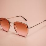 Pink unisex sunglasses