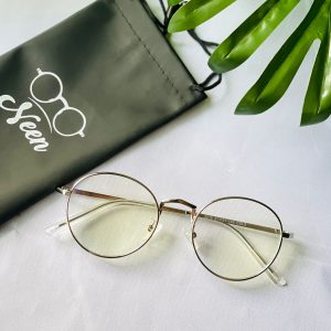 Silver Wire Eyeglasses frame