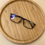 black rectangular shape eyeglasses