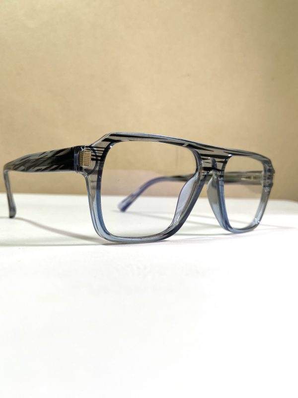 Male blue aviator glasses