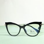 Black Oversized Female Bluelight Glasses