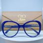 Cobalt blue female eyeglasses