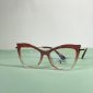 Dramatic Nude Cat eye Glasses