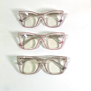 Square shaped female glasses