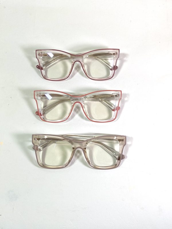 Square shaped female glasses