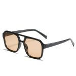 unisex brown lens aviator glasses