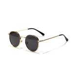 RETRO OVAL GOLD FRAME SUNGLASSES