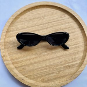 Bold yet chic black cat-eye sunglasses