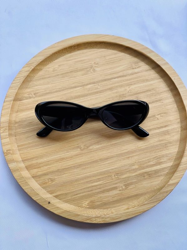 Bold yet chic black cat-eye sunglasses