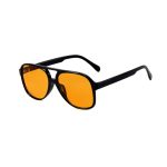 Unisex Orange tinted lens sunglasses