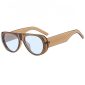 Oversized brown sunglasses