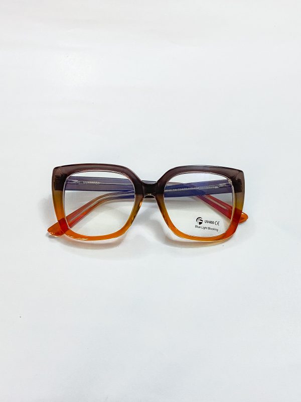 orange and grey colored optical glasses