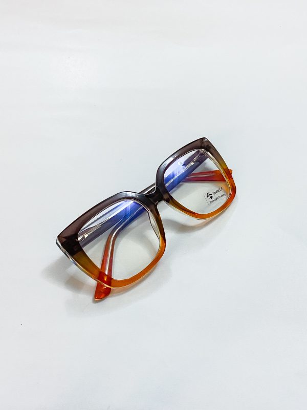 Orange color eyeglasses