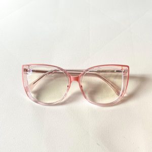 PINK THICK FEMALE GLASSES