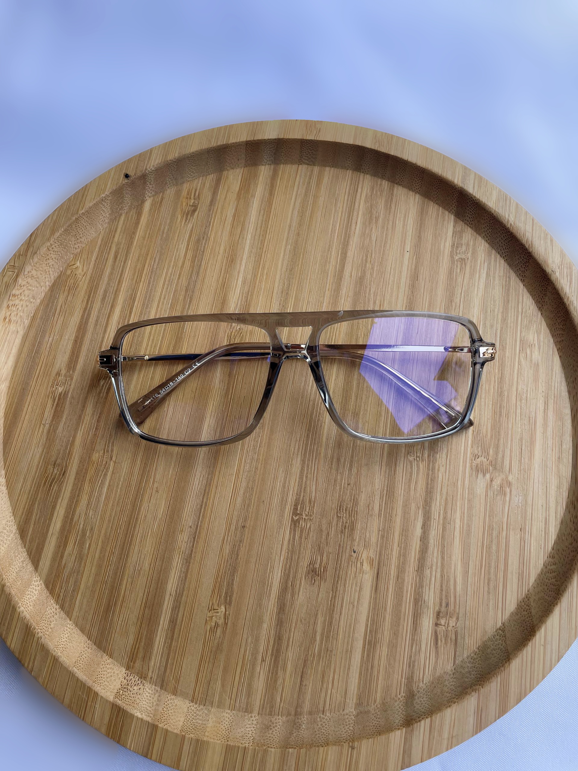 Grey eyeglasses for men