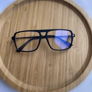 matte black eyeglasses