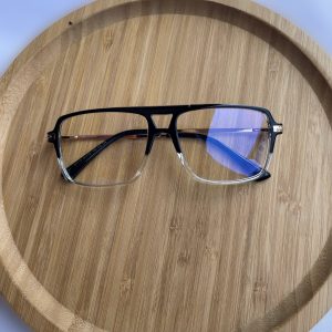 crystal black unisex glasses
