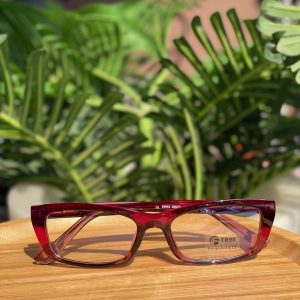 Chic retro red glasses